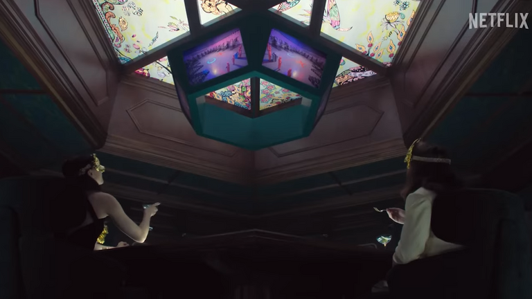 VIP들은 직접적인 살인 실행자는 아니지만, 대규모 인명 피해에 대한 방조 책임이 있다. /넷플릭스 캡처