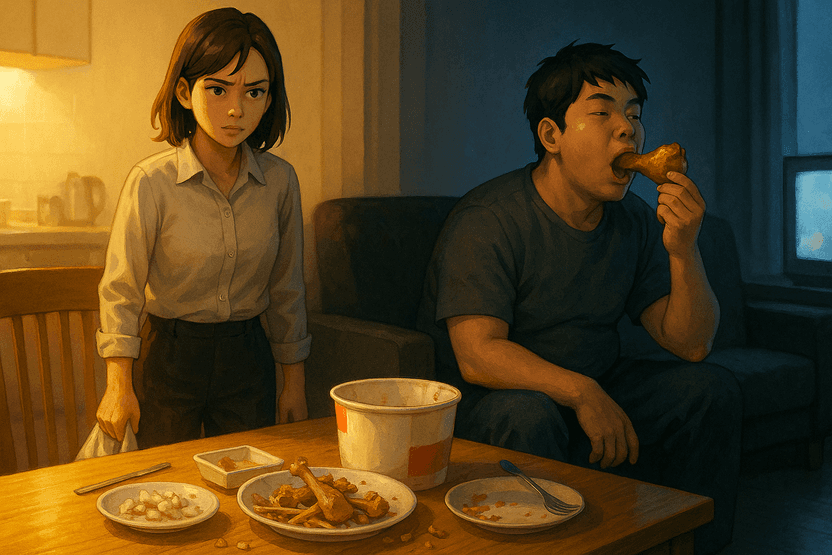 아이들 먹을 간식까지 싹 비운 남편…과도한 식탐, 이혼 사유 될 수 있을까 기사 관련이미지