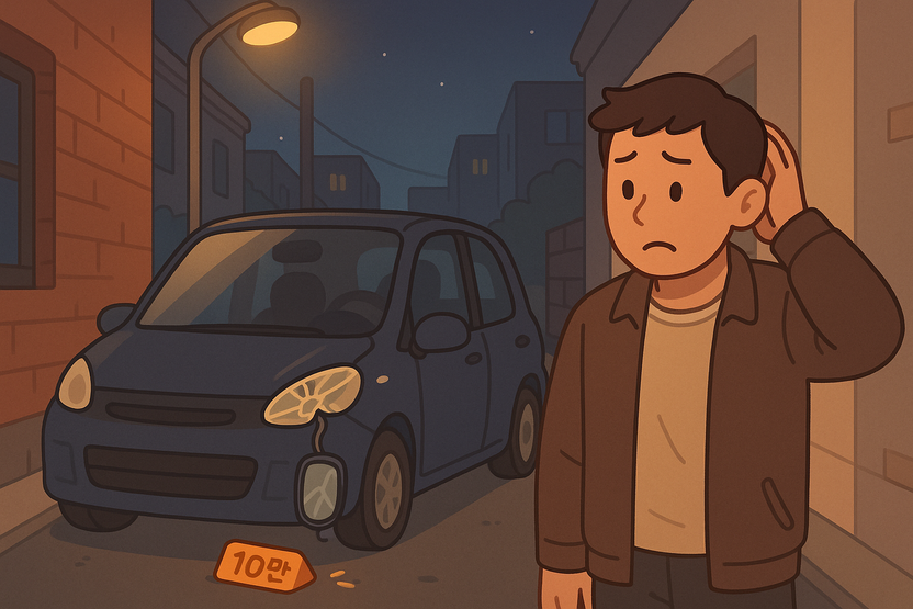 주차된 차 사이드미러 ‘쿵’ 치고 지나갔다면 뺑소니일까? 기사 관련이미지