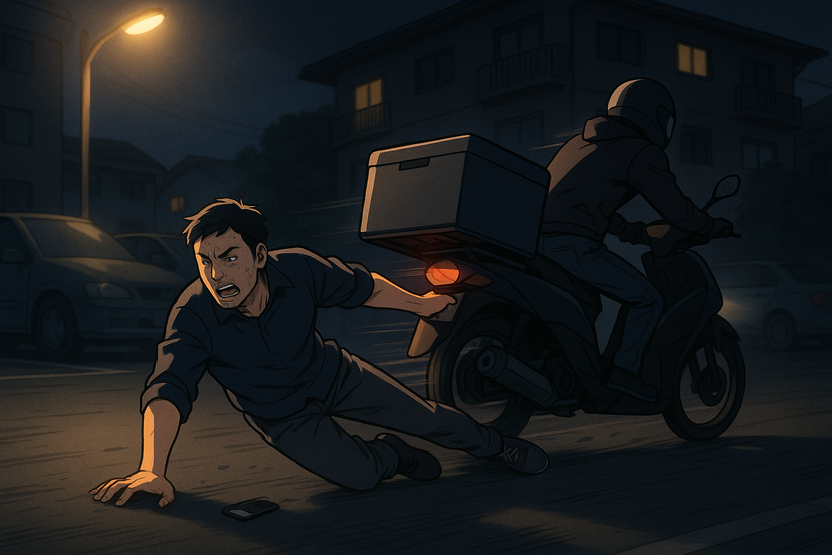 오토바이 출발 막으려다 두 번이나 넘어져…'특수폭행죄' 성립할까 기사 관련이미지