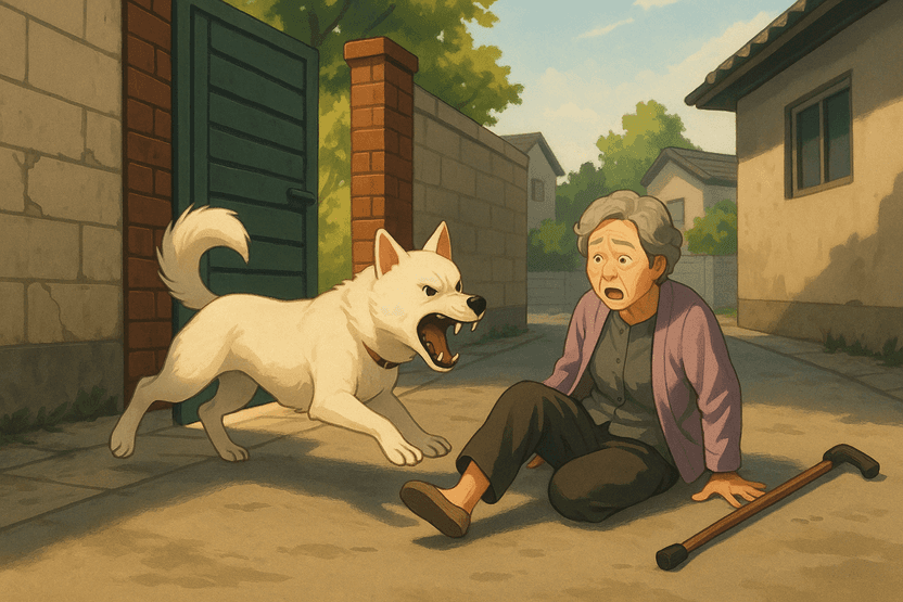 진돗개 사고에 피 흘리는 노모…견주는 구급차도 안 부르고 사라졌다 기사 관련이미지