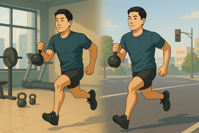 웃통 벗고 도로 점령한 헬스 퍼포먼스…법이 금지하는 선 넘은 운동이다 기사 관련이미지