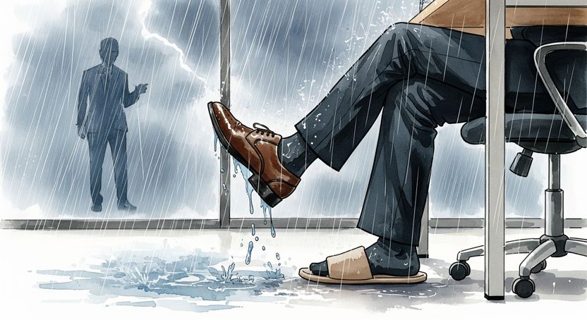 폭우 속 '슬리퍼 출근', 징계 운운하는 회사는 '위법'일 수 있습니다 기사 관련이미지