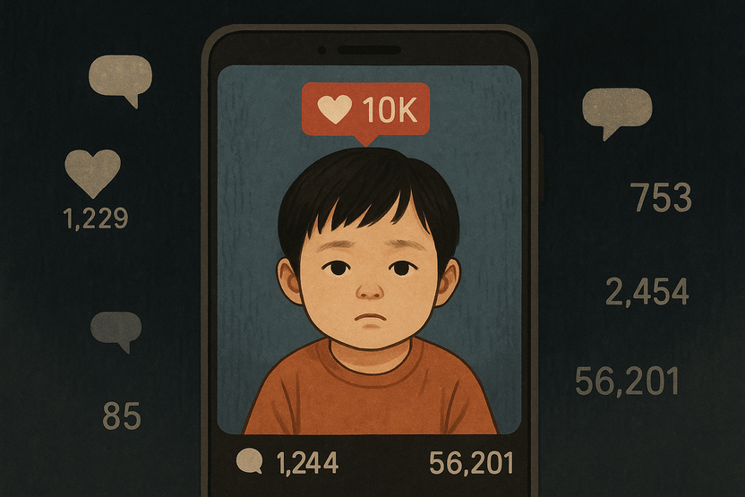 샤워 장면에 포경수술까지…'좋아요'에 팔려나가는 아이 초상권, 문제 없나 기사 관련이미지