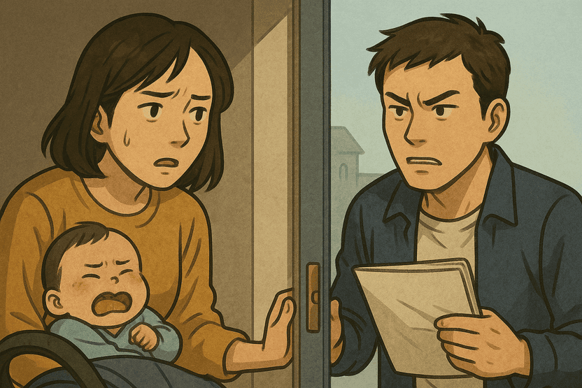 이혼 소송 중인 남편이 서류 준다며 갑자기 찾아왔다⋯스토킹일까, 아닐까? 기사 관련이미지