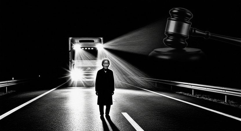 제한보다 20km 과속했는데…10차로 무단횡단 사망사고 운전자 '무죄', 왜? 기사 관련이미지