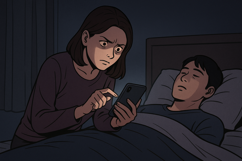 "아내가 내 폰에 스파이앱을…" 행복한 신혼이 '디지털 지옥'으로 변했다 기사 관련이미지