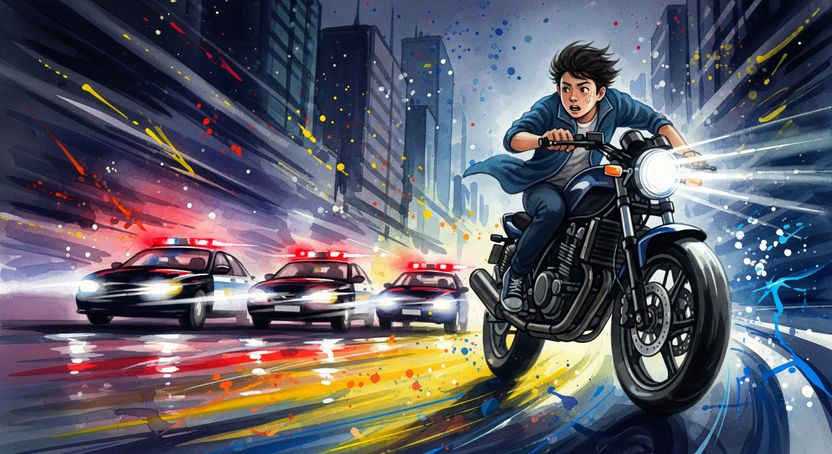 번호판 없는 오토바이, 15세의 20km 도심 질주…결국 검찰 송치 기사 관련이미지