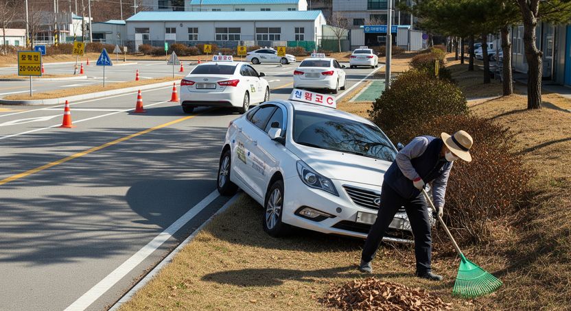 강사 없이 혼자 운전대 잡은 수강생, 70대 작업자 쳤다…학원장·강사도 형사 입건 기사 관련이미지