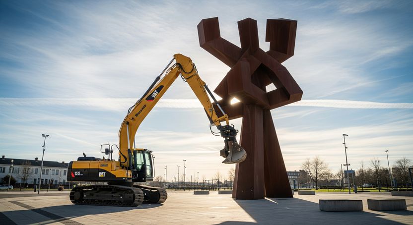 추락하는 조형물 아래 숨진 노동자 기사 관련이미지