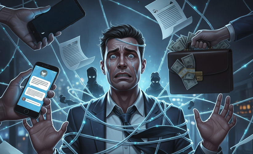 "어이, 불륜남 4천만원 입금해라" 약점 잡힌 남자의 상황, 자작극일까 vs. 진짜일까 기사 관련이미지