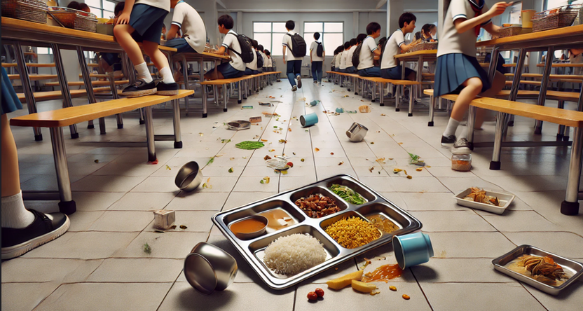 교장에게 식판 던진 학부모, '학교 폭력' 집행유예 선고 기사 관련이미지