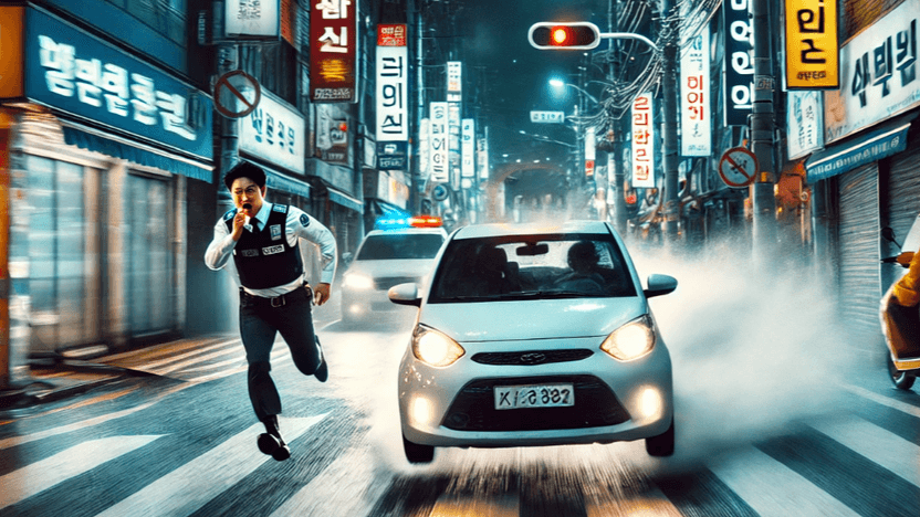 '잡힐 바에야' 음주 무면허 40대, 경찰 치고 5km 광란의 질주 기사 관련이미지
