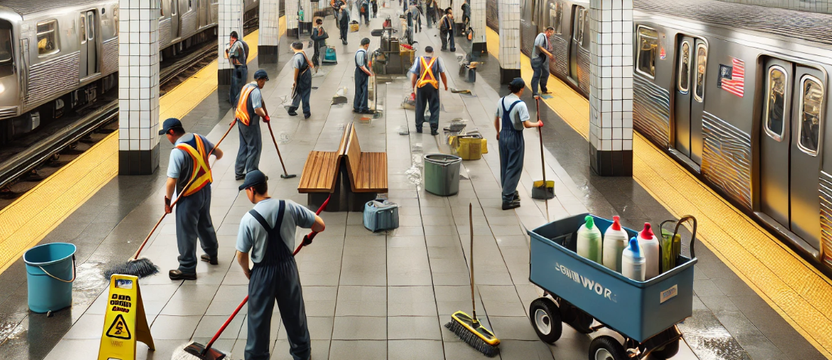 "파업하면 지하철 청소는 누가?" 부산지하철 파업 예고 기사 관련이미지