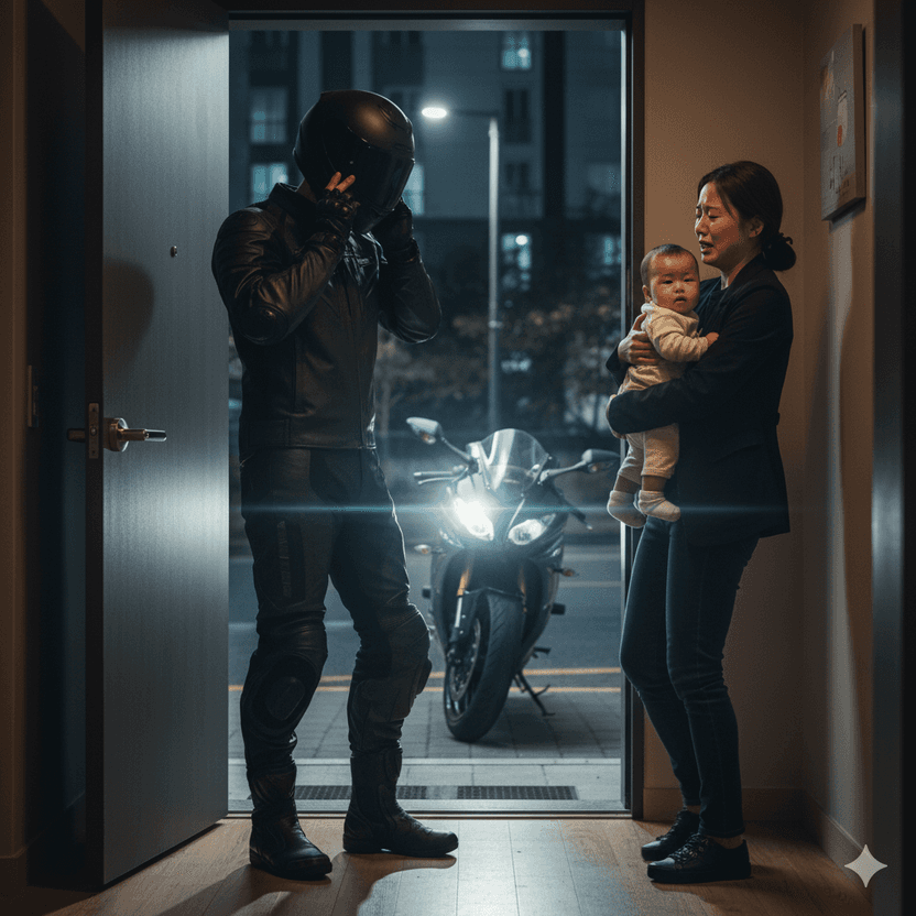 아기 보다 오토바이를 더 사랑한 남편, 법정에 섰다 기사 관련이미지