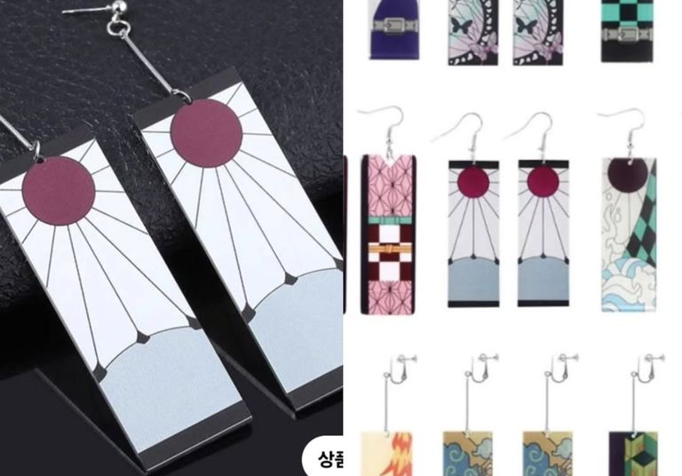 국내 온라인 쇼핑몰에서 판매되고 있는 욱일기 문양 귀걸이. /서경덕 교수 인스타그램
