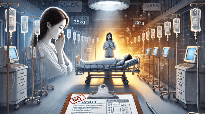 35kg 어머니의 마지막 항암 동의 없는 재투약 후 비극, 병원 책임은? 기사 관련이미지
