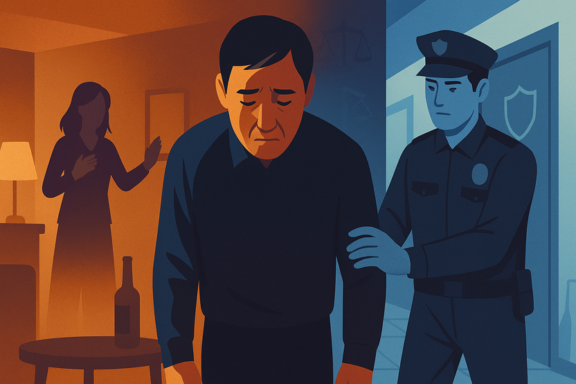 술 취해 아내 때리고 경찰도 폭행한 50대 가장, 실형 피할 길 있나 기사 관련이미지