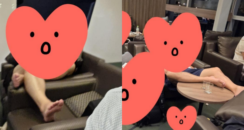 베트남 다낭 공항 라운지서 포착된 한국인 관광객, 공공장소 에티켓 논란 기사 관련이미지