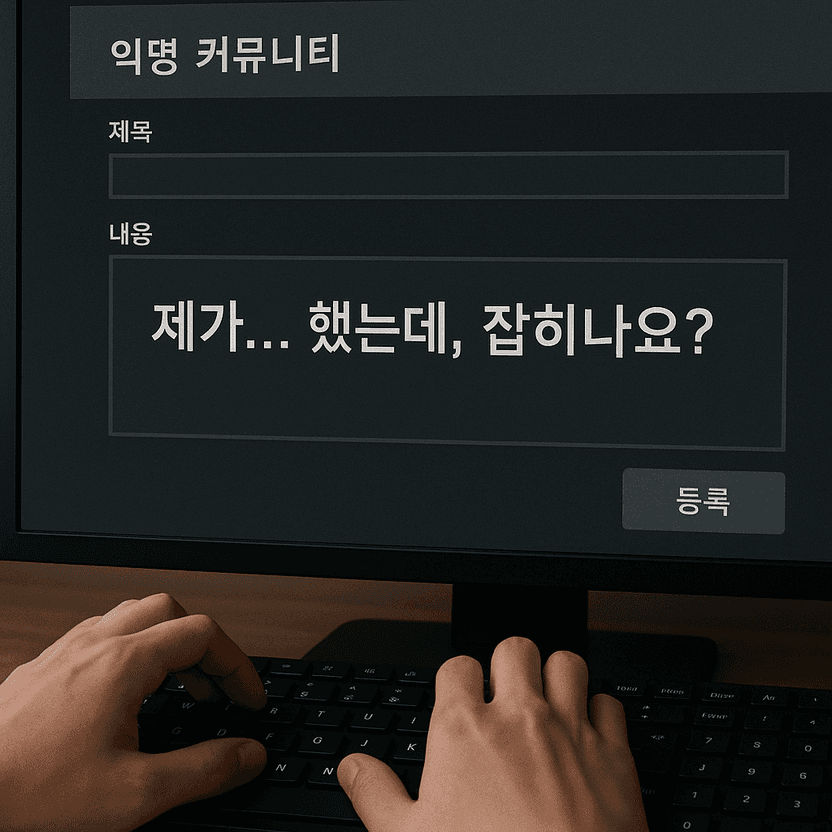 “... 했는데 잡히나요?” 덜컥 겁나 올린 자백글, 캡처돼 고발당하면 정말 경찰서 갈까? 기사 관련이미지