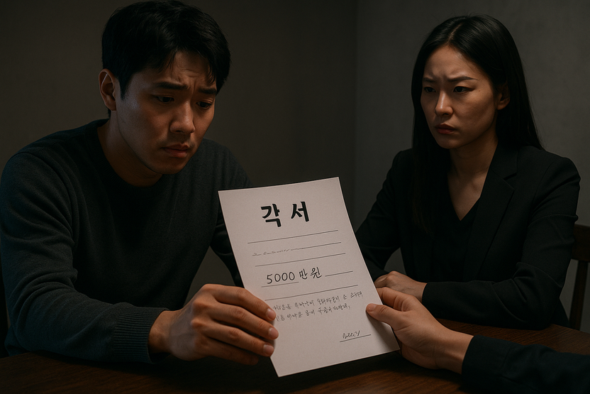 전 재산 500만원인데…'5000만원 갚아라' 사실혼 파탄 각서의 덫 기사 관련이미지