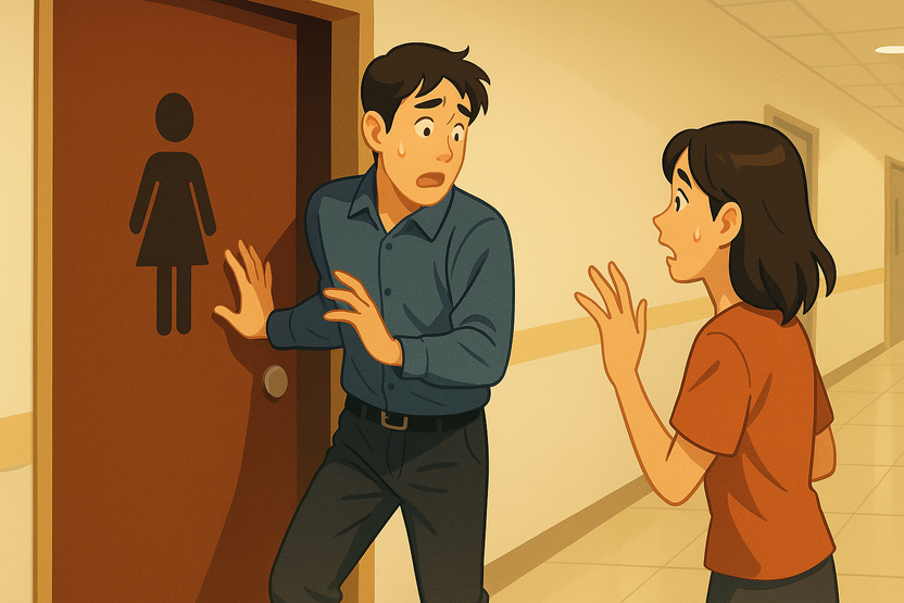 여자화장실 들어갔다 5초 만에 나왔는데…저, 성범죄자인가요? 기사 관련이미지