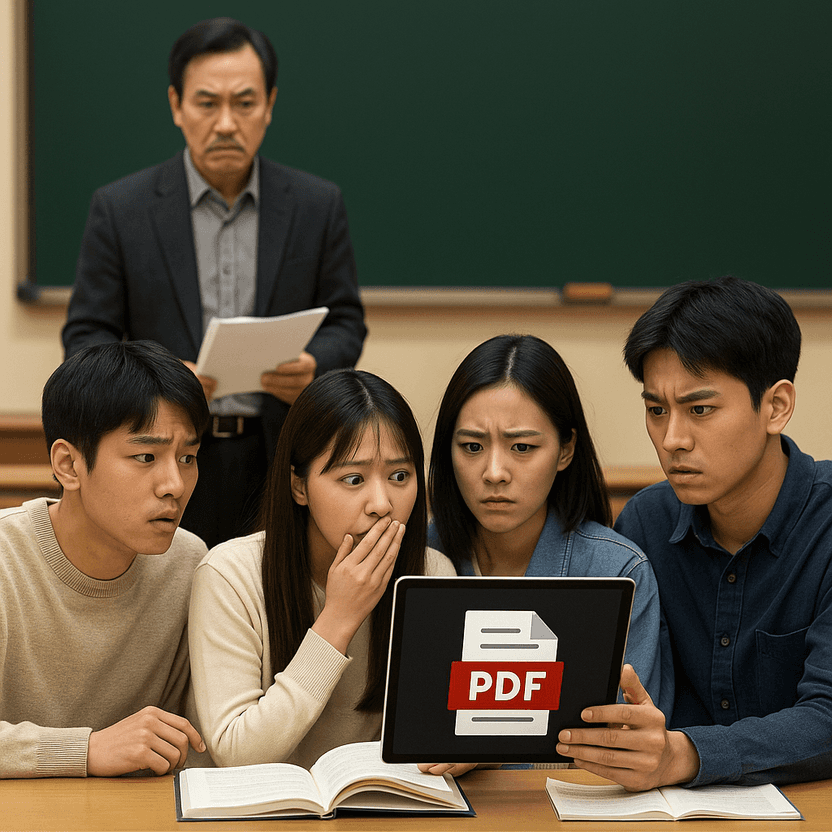 선배가 판 PDF 교재 샀다가 '이사장 보고' 날벼락…"저도 처벌받나요?" 기사 관련이미지