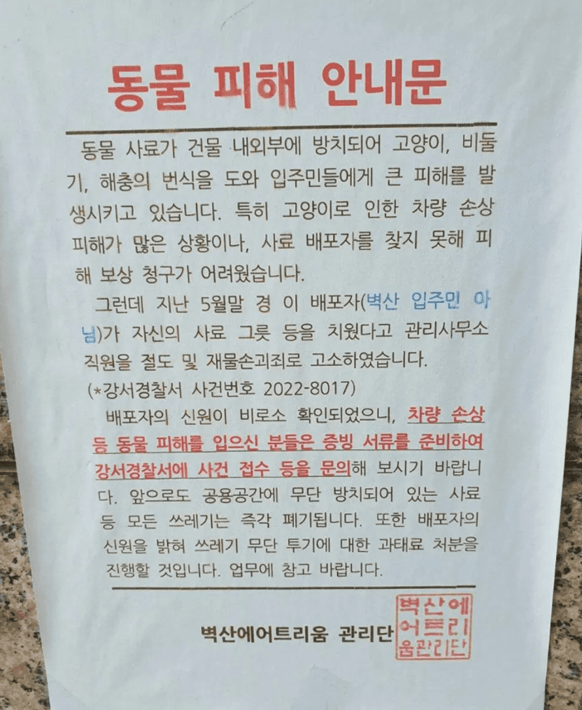 캣맘의 '내 그릇' 주장, 고양이 피해 책임 부메랑 됐다 기사 관련이미지