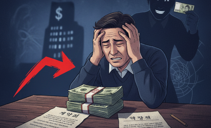 고수익 미끼로 현금 1억 뜯고 '10만원' 조롱 은퇴 자금 노린 사기 전말 기사 관련이미지