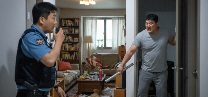 "쇠파이프 위협 거구 무죄" 왜? 대법원, "경찰 주거 진입은 위법" 기사 관련이미지