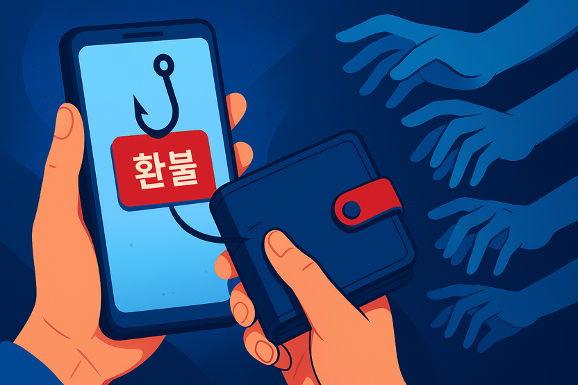 "환불해줄게 돈 더 보내" 5만원 티켓 사려다 8일 만에 3300만원 뜯겼다 기사 관련이미지