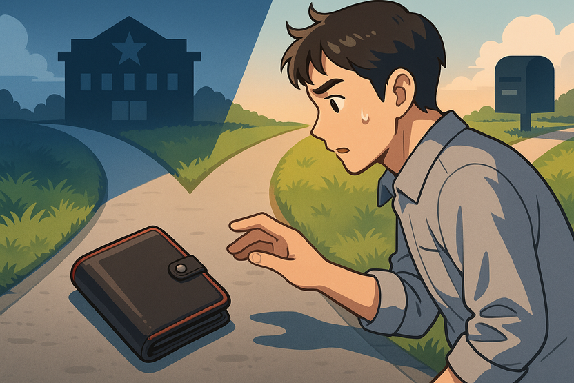 주운 지갑 돌려주려다 절도범으로…선한 의도가 범죄 혐의로 바뀐 순간 기사 관련이미지