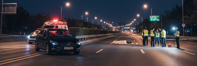 새벽 4시, 횡단보도 없는 도로 '보행자 사망' 운전자가 감옥 갈까 기사 관련이미지