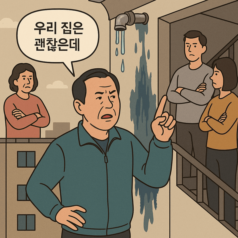 천장엔 비, 이웃은 '배 째라'…300만원 수리비 전쟁, 법적 해결책은? 기사 관련이미지