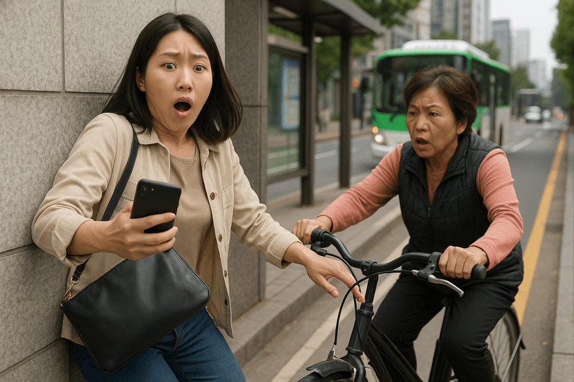 인도에서 '툭' 치고 "왜 안 비켜" 적반하장…뺑소니 자전거, 법적 책임은? 기사 관련이미지