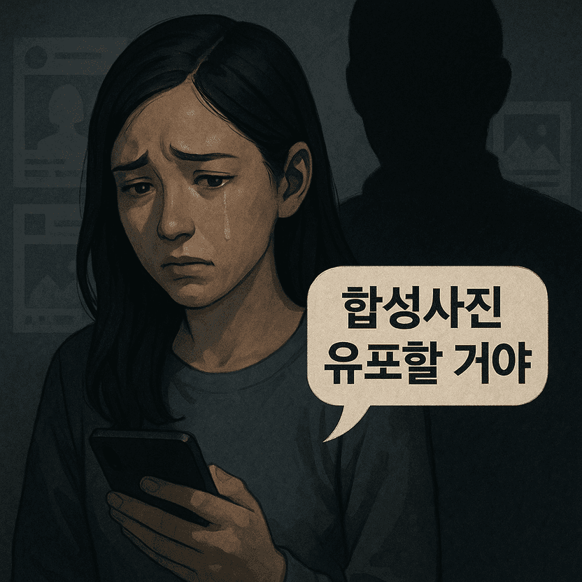 "네 사진으로 합성" DM 한 통… 유포 안 해도 '징역 1년' 철퇴 기사 관련이미지
