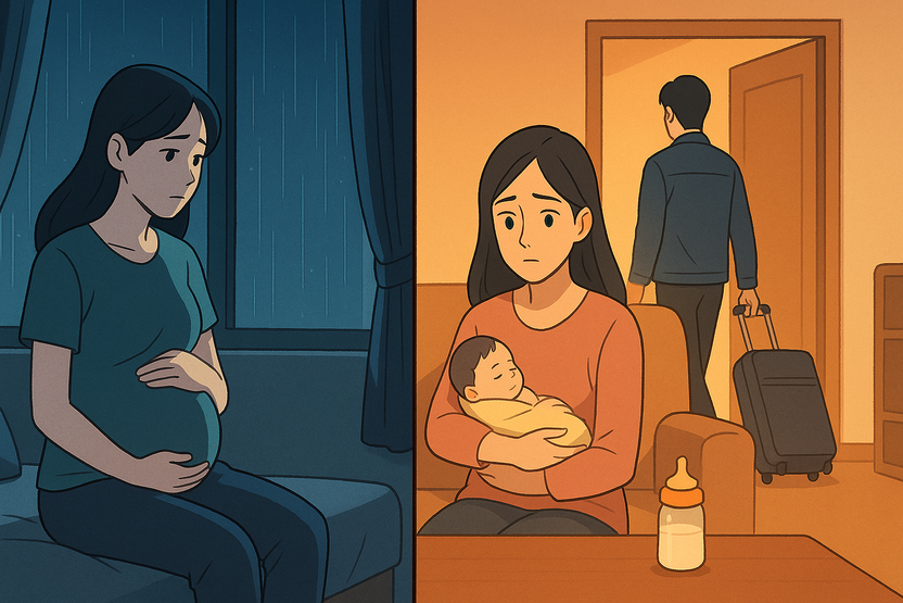 순간의 화를 못 참은 아내의 뺨 한 대 vs 아내와 갓난아기 버린 남편의 두 번의 가출 기사 관련이미지