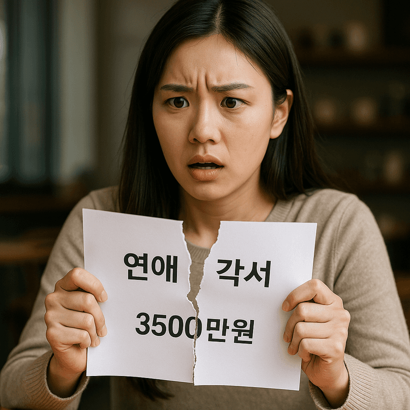 '이성 만나면 3500만원'…헤어진 연인의 '연애 각서', 법적 효력은? 기사 관련이미지