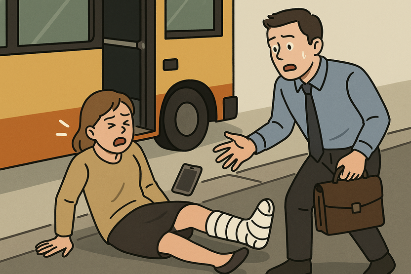 어깨 '툭' 스쳤는데 손해배상 폭탄... 버스 하차 사고, 내 과실 100% 아니다 기사 관련이미지