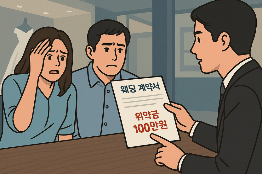 “계약 3일 만에 취소, 위약금 100만원?”…예비부부 울리는 웨딩홀 ‘족쇄 특약’ 기사 관련이미지