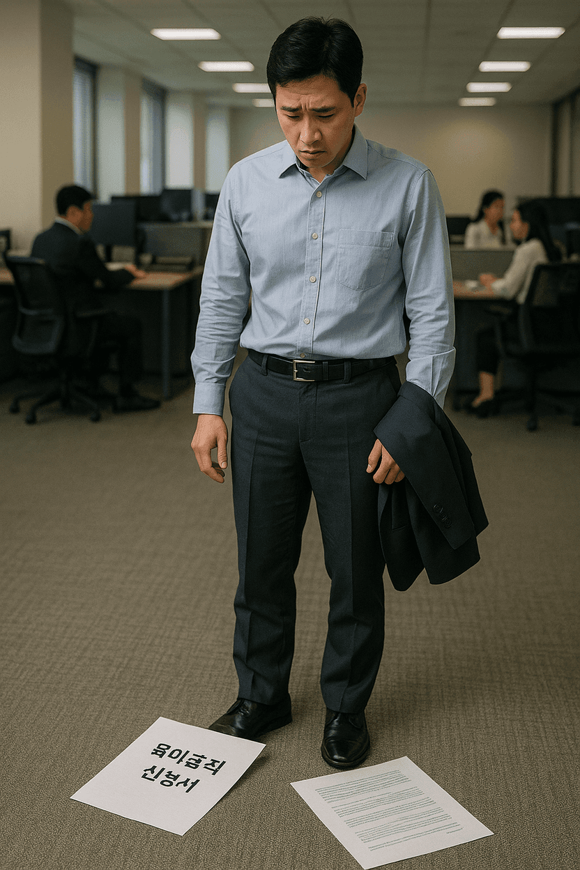 육아휴직 신청서 내동댕이친 상사…퇴근 막아 서자 '업무방해' 고소 기사 관련이미지