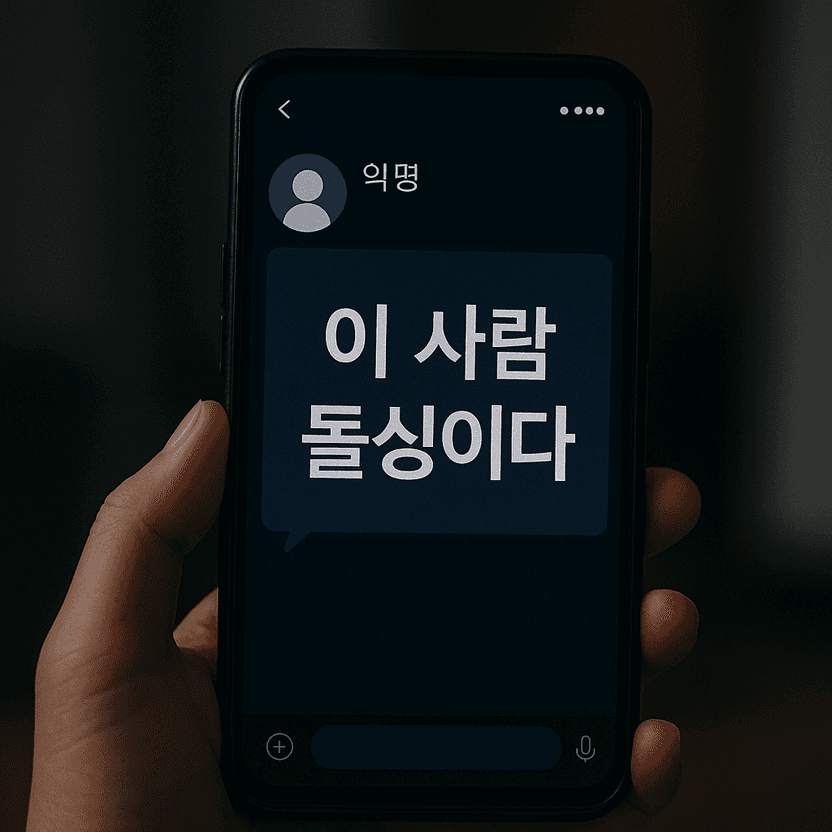 익명 채팅방 '돌싱' 루머, 90일 안에 못 잡으면 끝…처벌 방법은? 기사 관련이미지