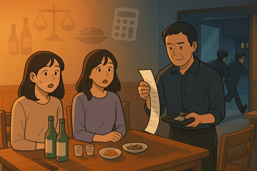 오픈채팅으로 만나 술 마신 뒤 "계산하기 싫어" 도망…합의금 폭탄으로 돌아왔다 기사 관련이미지
