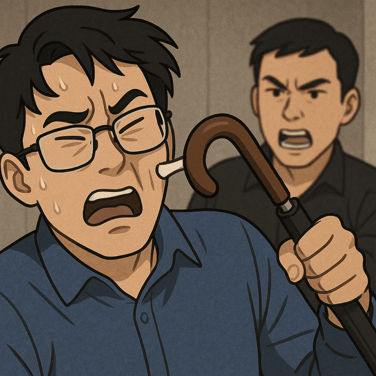 손에 든 우산은 흉기 아닌가요? 전치 2주에도 '특수상해' 아니라 경찰 기사 관련이미지