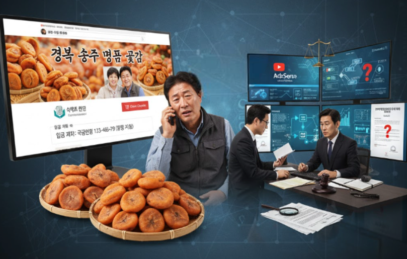 식약처 마크까지 위조…유튜브 곶감 사기 피해 폭증 기사 관련이미지