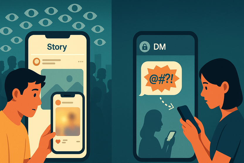 인스타그램 스토리 욕설은 유죄…'1:1 DM'은 처벌 어려울 수 있다 기사 관련이미지