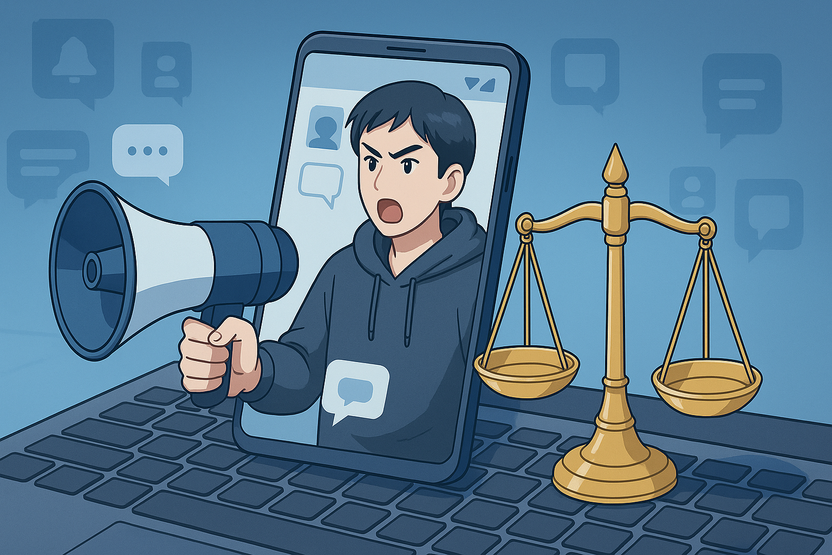 대학생 커뮤니티 "생리하냐" 댓글 한 줄에 성범죄자 될까? 기사 관련이미지