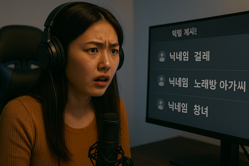 내 닉네임이 창녀? 얼굴 없는 저격에 게임 BJ 눈물... 익명 커뮤니티 모욕, 처벌된다 기사 관련이미지