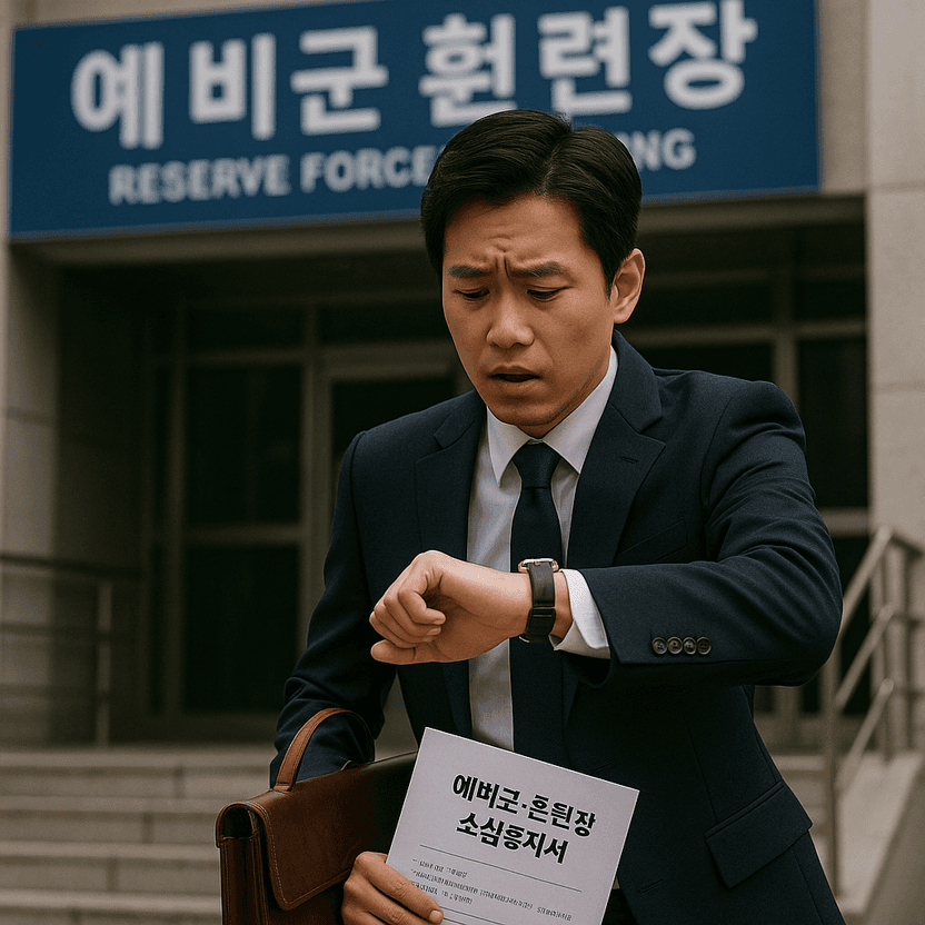 업무상 사유로 예비군 불참했다 2년 만에 경찰 소환…'기소유예' 가능할까 기사 관련이미지
