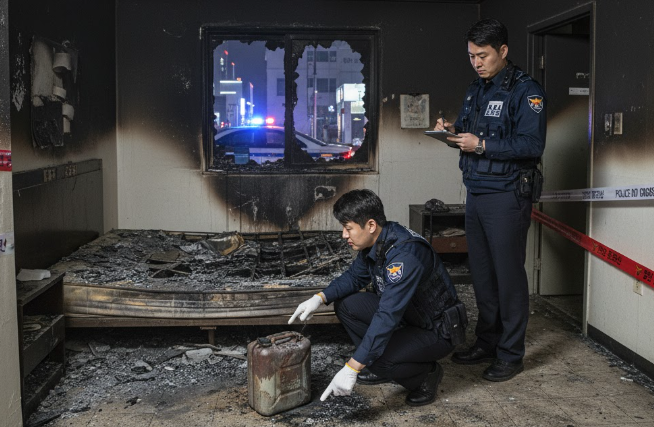 모텔 객실서 전신 화상 입은 50대, 경찰 "방화 흔적 발견" 기사 관련이미지